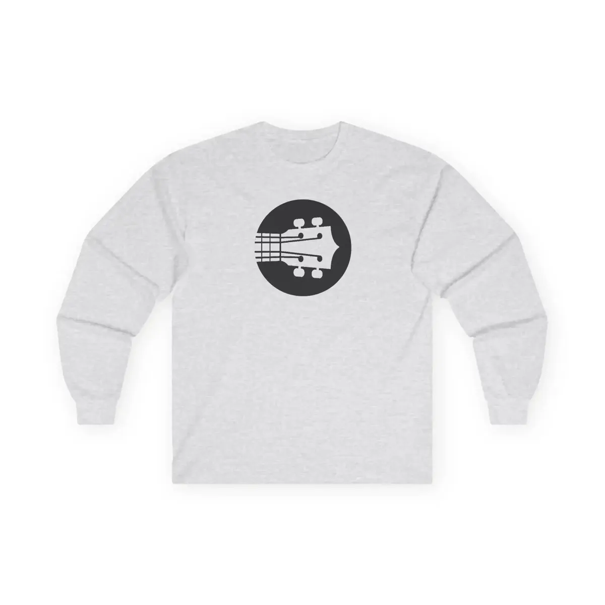 Uke Like The Pros Long Sleeve T-Shirt - Black Logo - Image 2