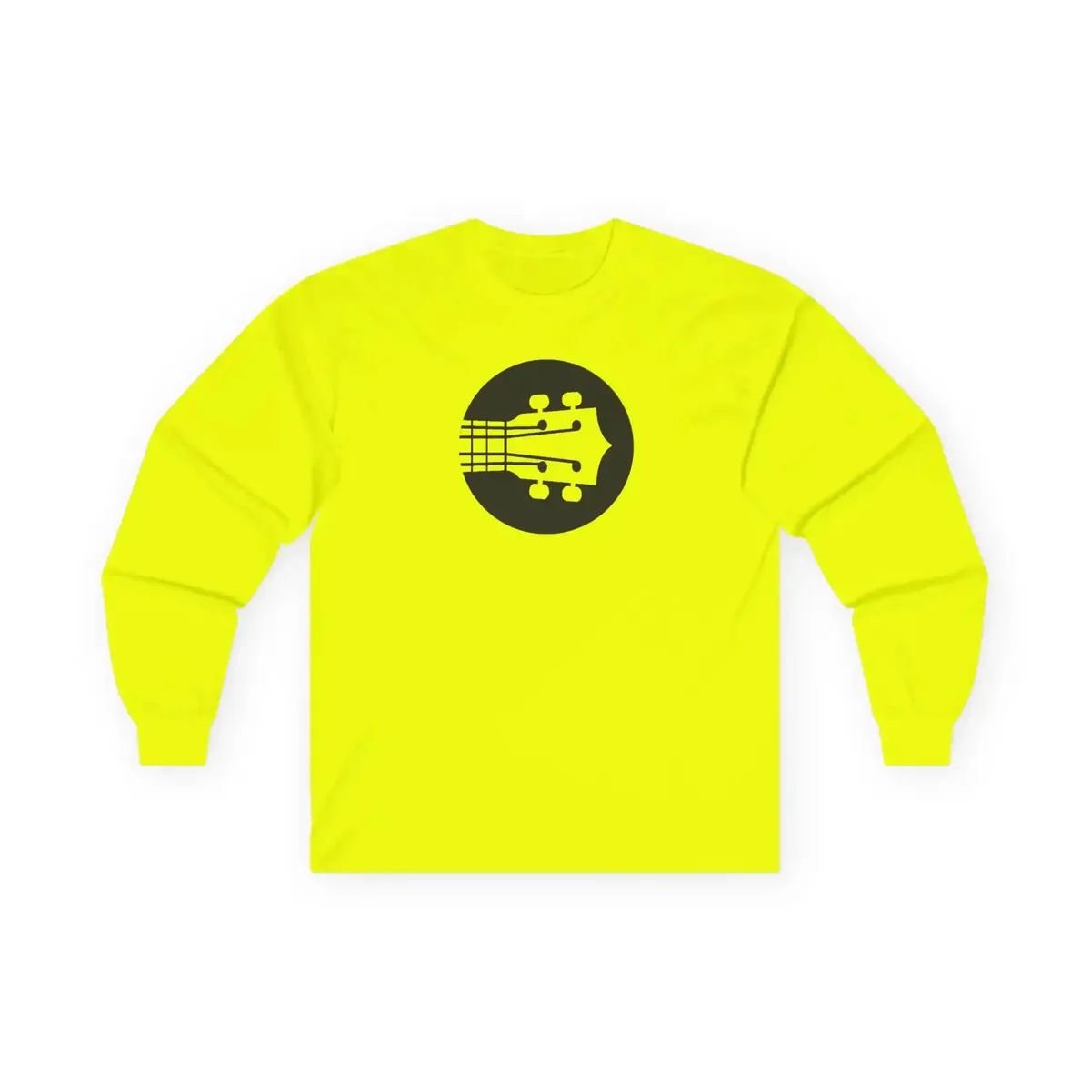 Uke Like The Pros Long Sleeve T-Shirt - Black Logo - Image 8