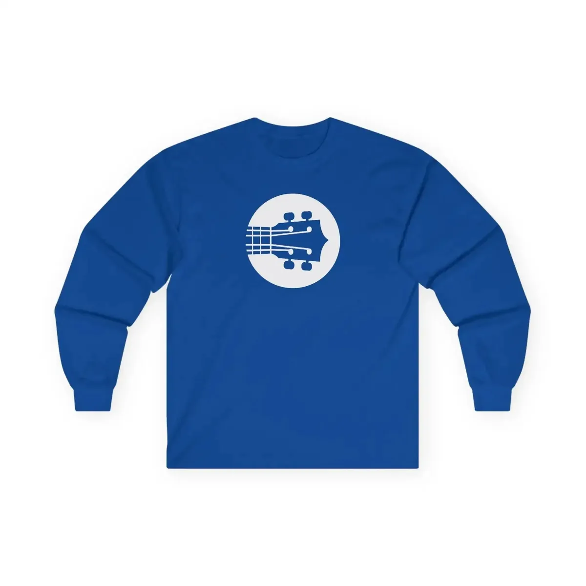 Uke Like The Pros Long Sleeve T-Shirt - White Logo - Image 10