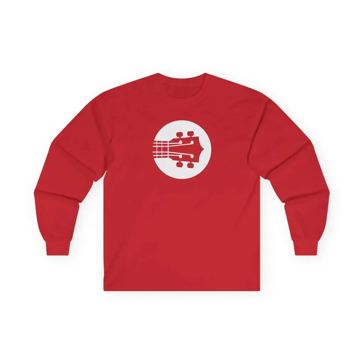 Uke Like The Pros Long Sleeve T-Shirt - White Logo - Image 14