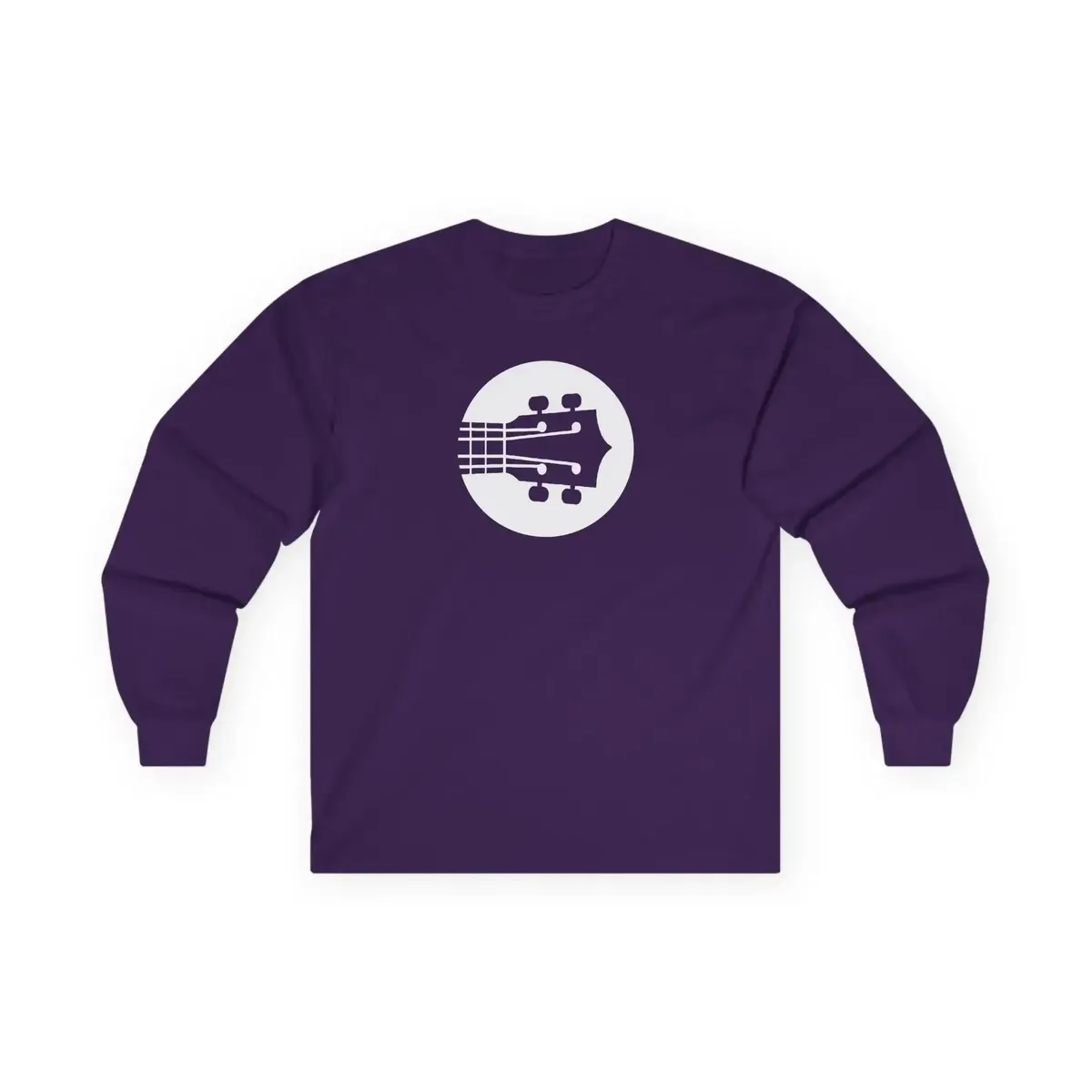 Uke Like The Pros Long Sleeve T-Shirt - White Logo - Image 16