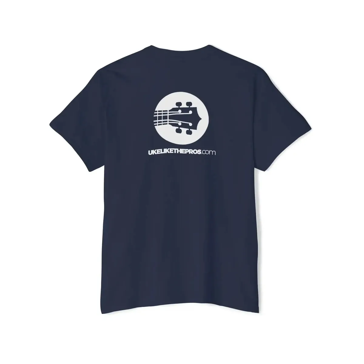 Uke Like The Pros Pocket T-Shirt - Small White Chest Logo - Image 19