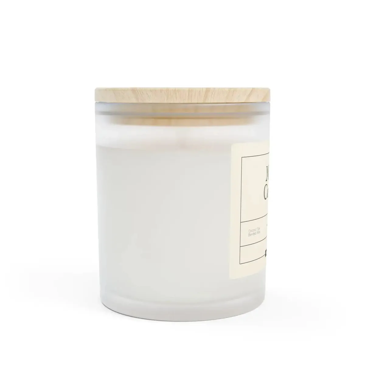 Uke Like The Pros Soy Frosted Glass Scented Candle - 11oz - Image 4