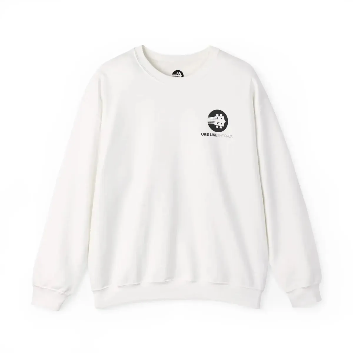 Uke Like The Pros Sweatshirt - Black Logo
