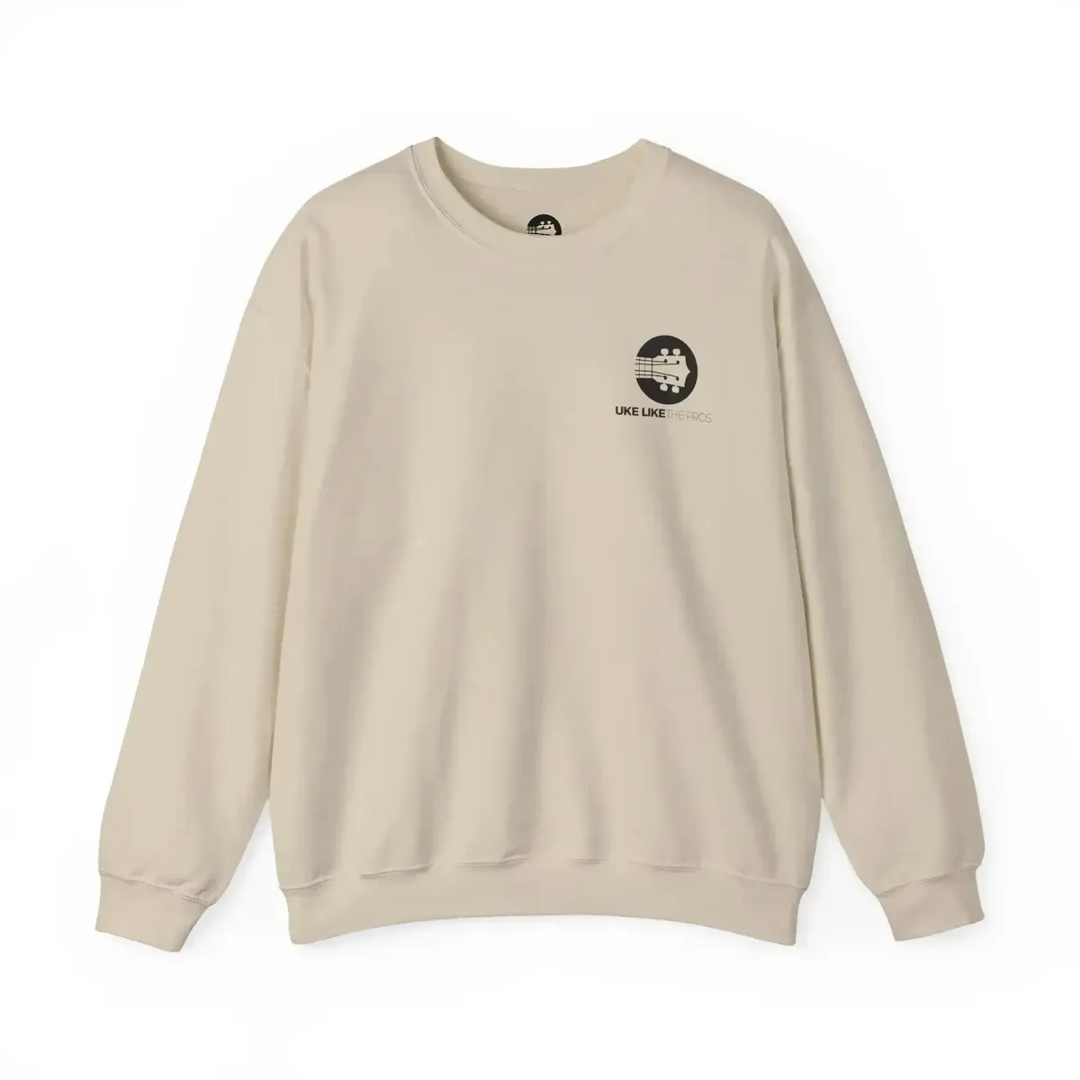 Uke Like The Pros Sweatshirt - Black Logo - Image 3