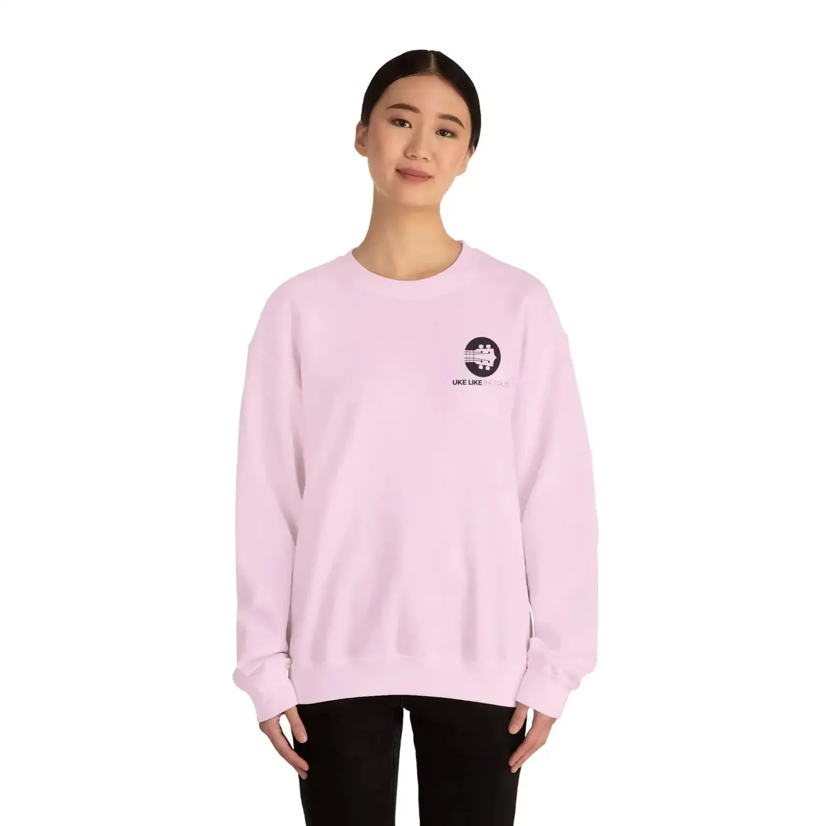 Uke Like The Pros Sweatshirt - Black Logo - Image 37