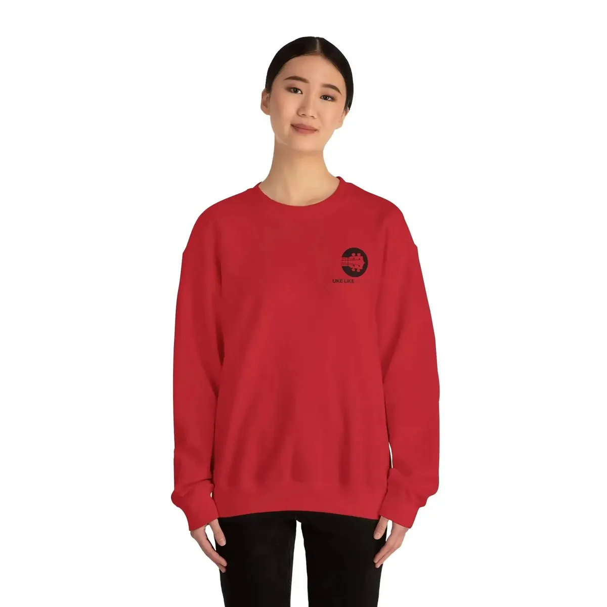 Uke Like The Pros Sweatshirt - Black Logo - Image 40