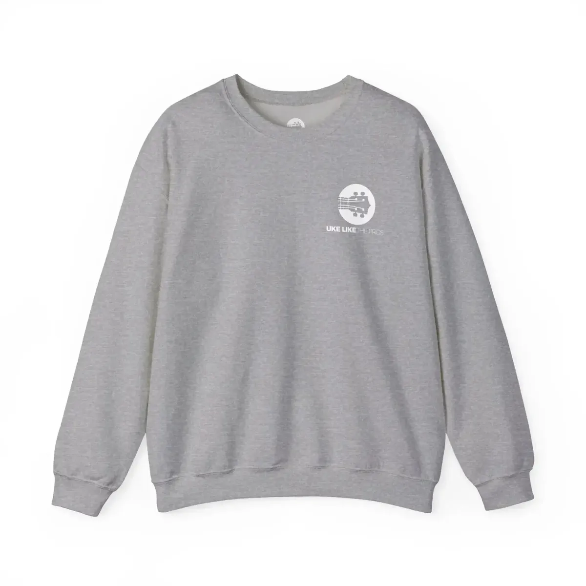 Uke Like The Pros Sweatshirt - White Logo - Image 7