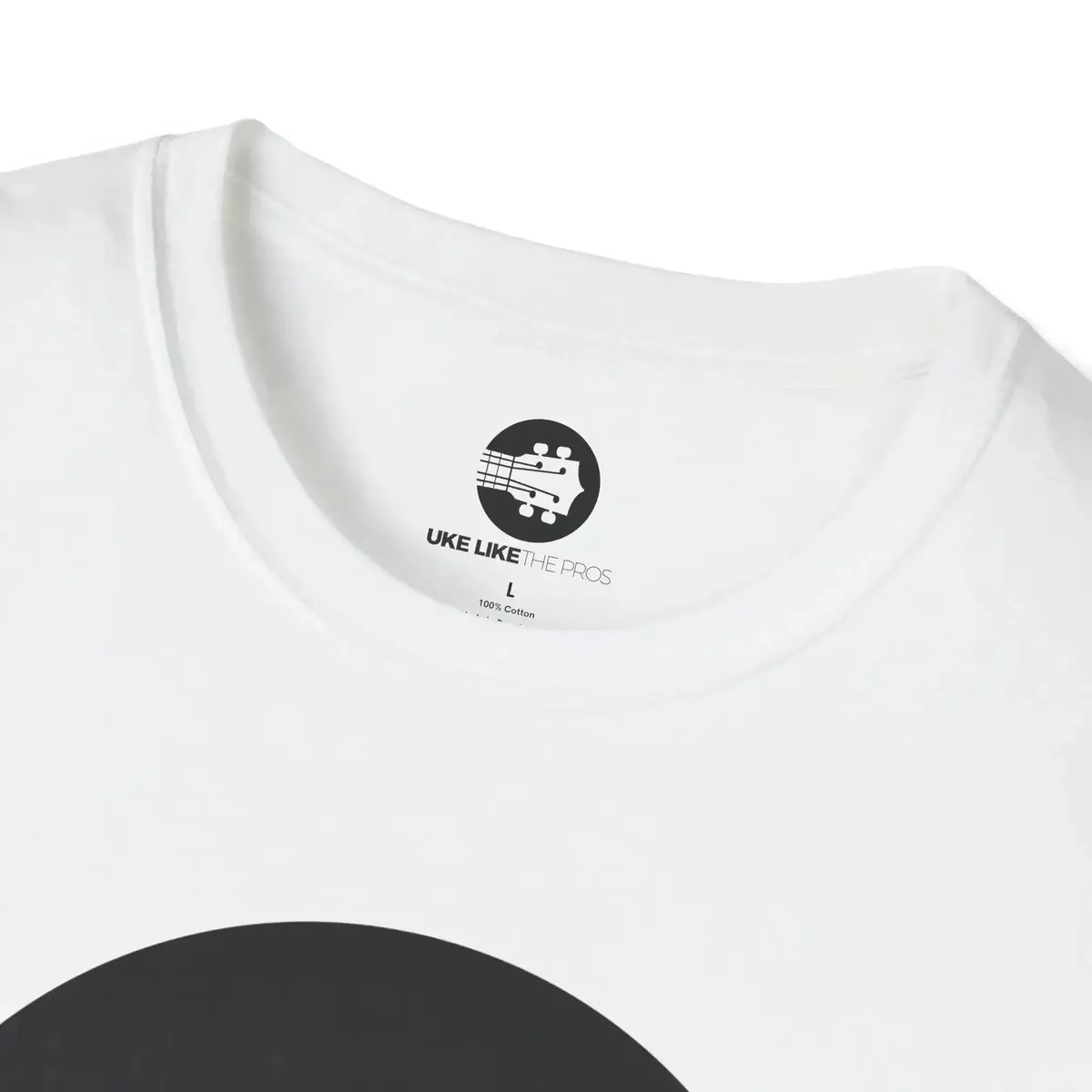 Uke Like The Pros T-Shirt - Black Logo - Image 14