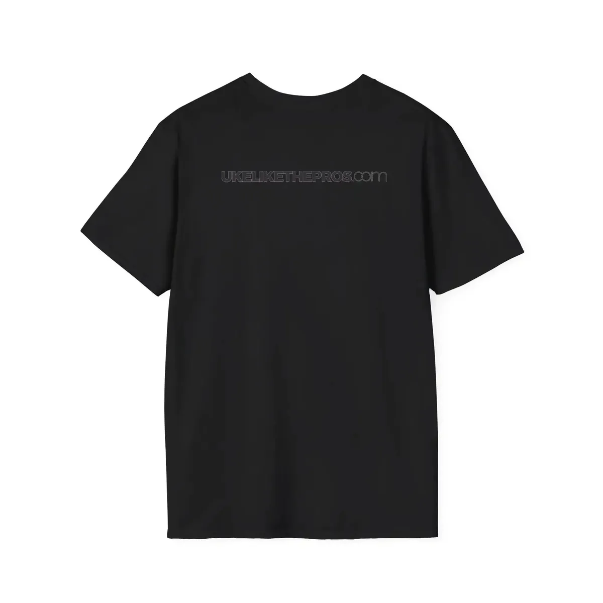 Uke Like The Pros T-Shirt - Black Logo - Image 16