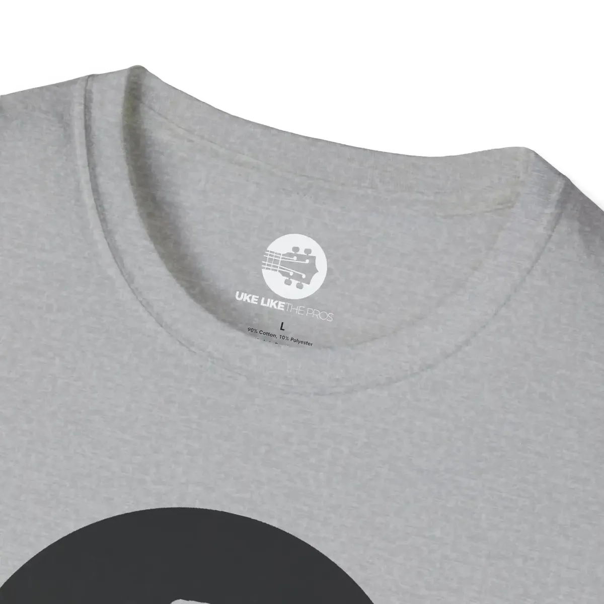 Uke Like The Pros T-Shirt - Black Logo - Image 17