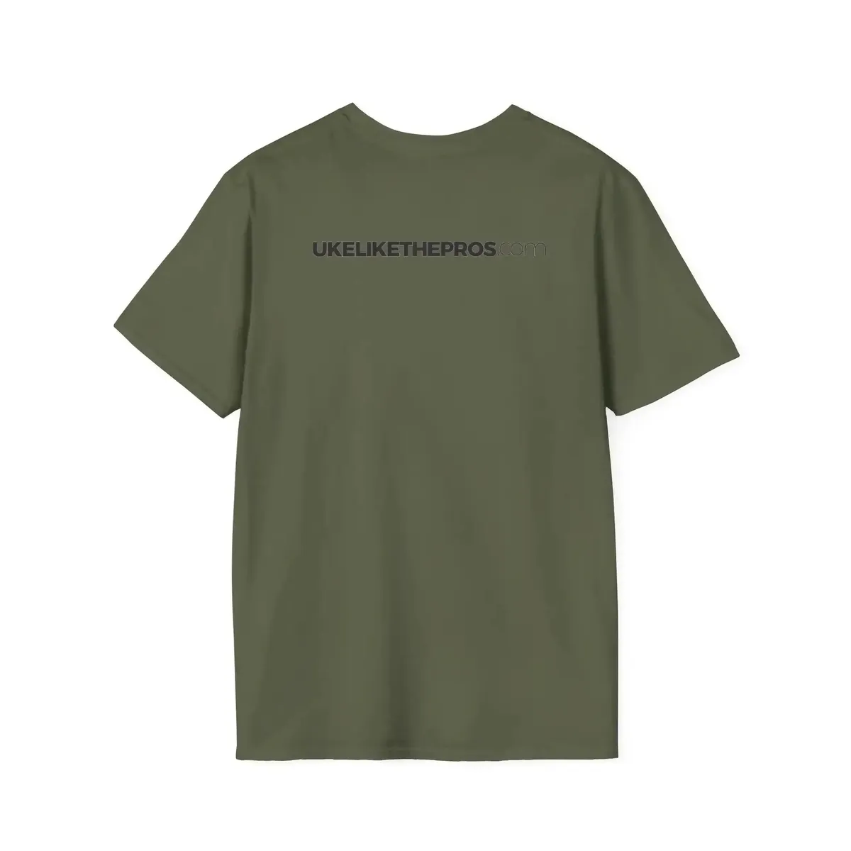 Uke Like The Pros T-Shirt - Black Logo - Image 28