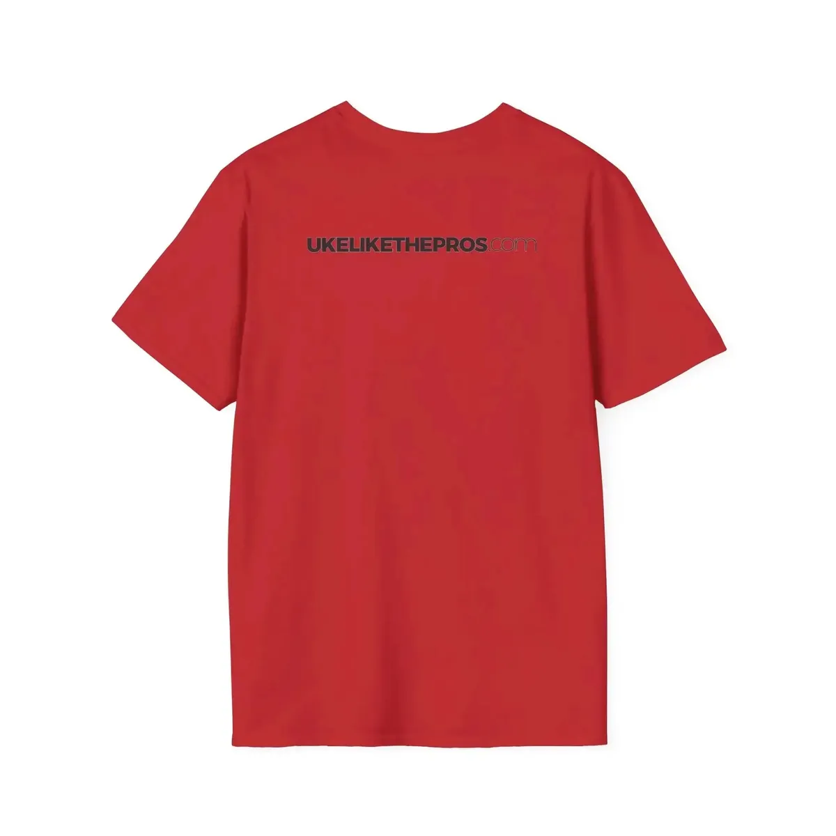 Uke Like The Pros T-Shirt - Black Logo - Image 46