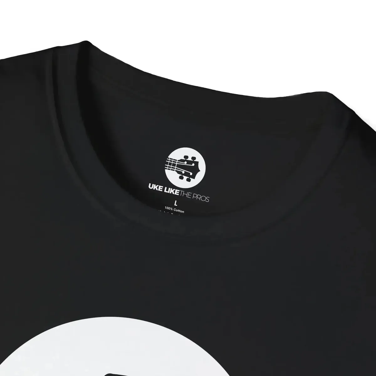 Uke Like The Pros T-Shirt - White Logo - Image 12