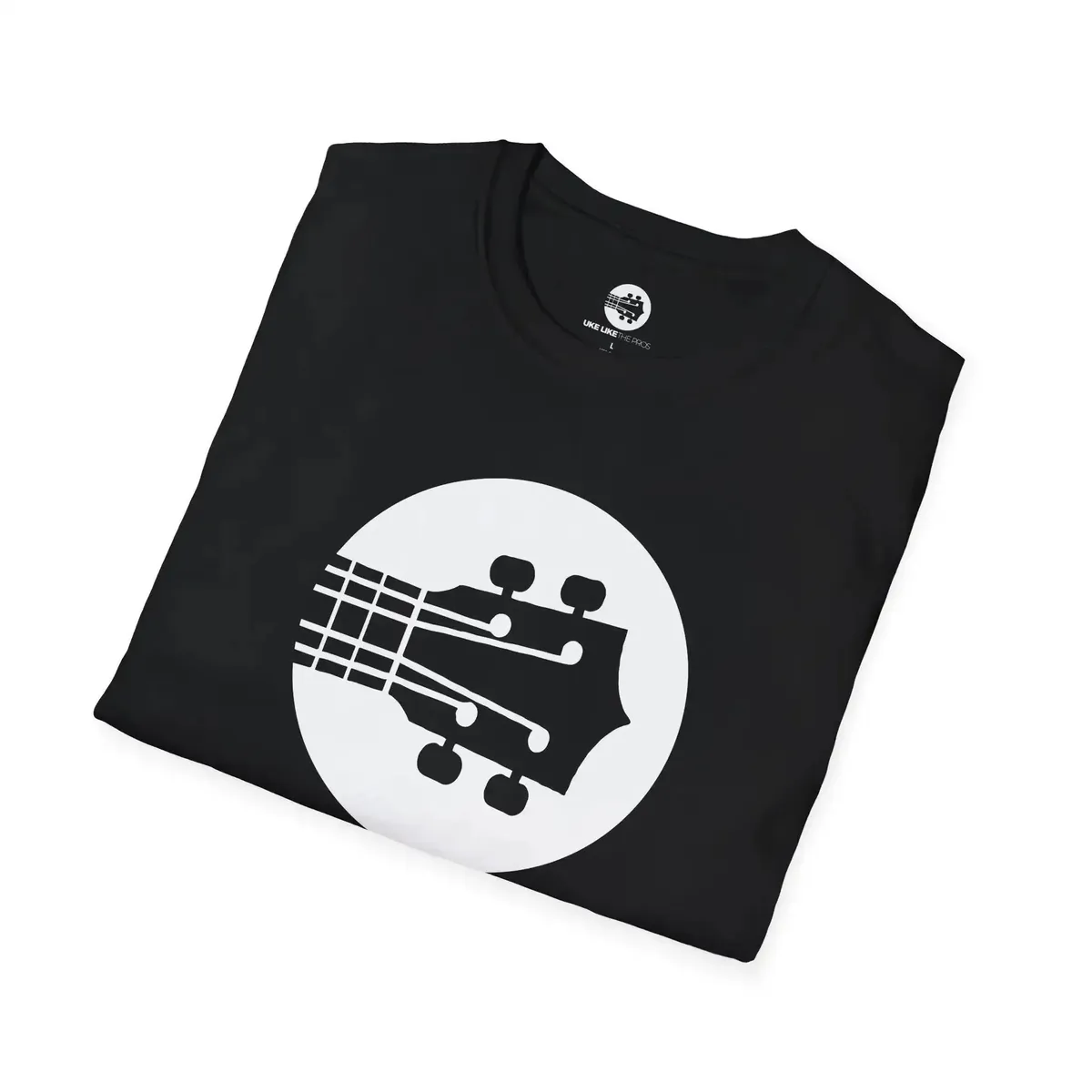 Uke Like The Pros T-Shirt - White Logo - Image 13