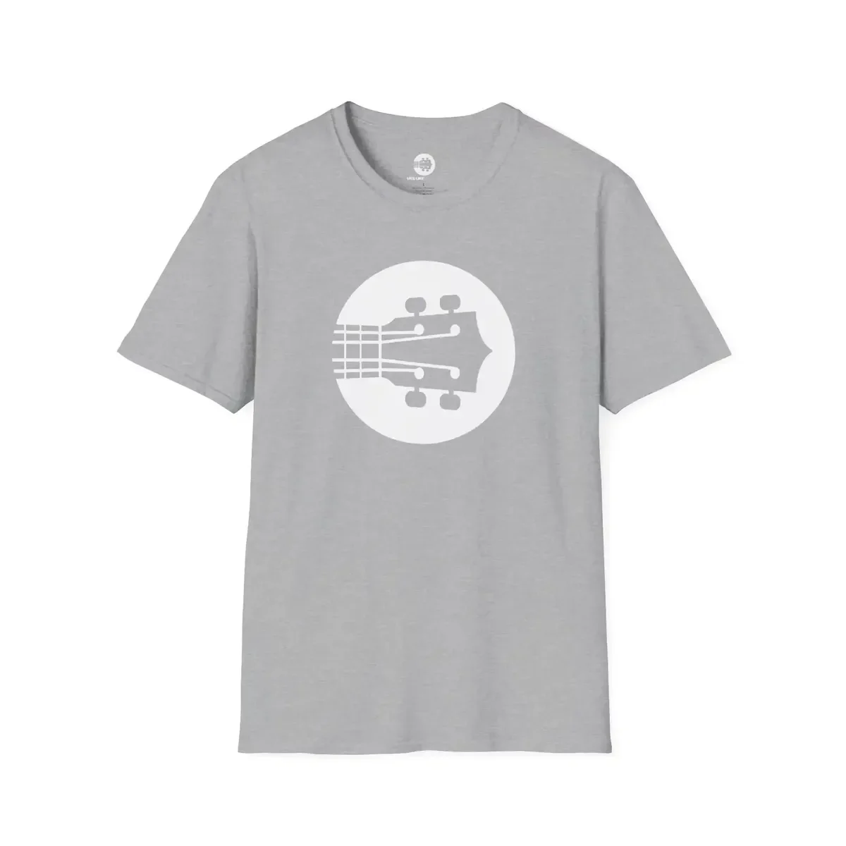 Uke Like The Pros T-Shirt - White Logo - Image 2