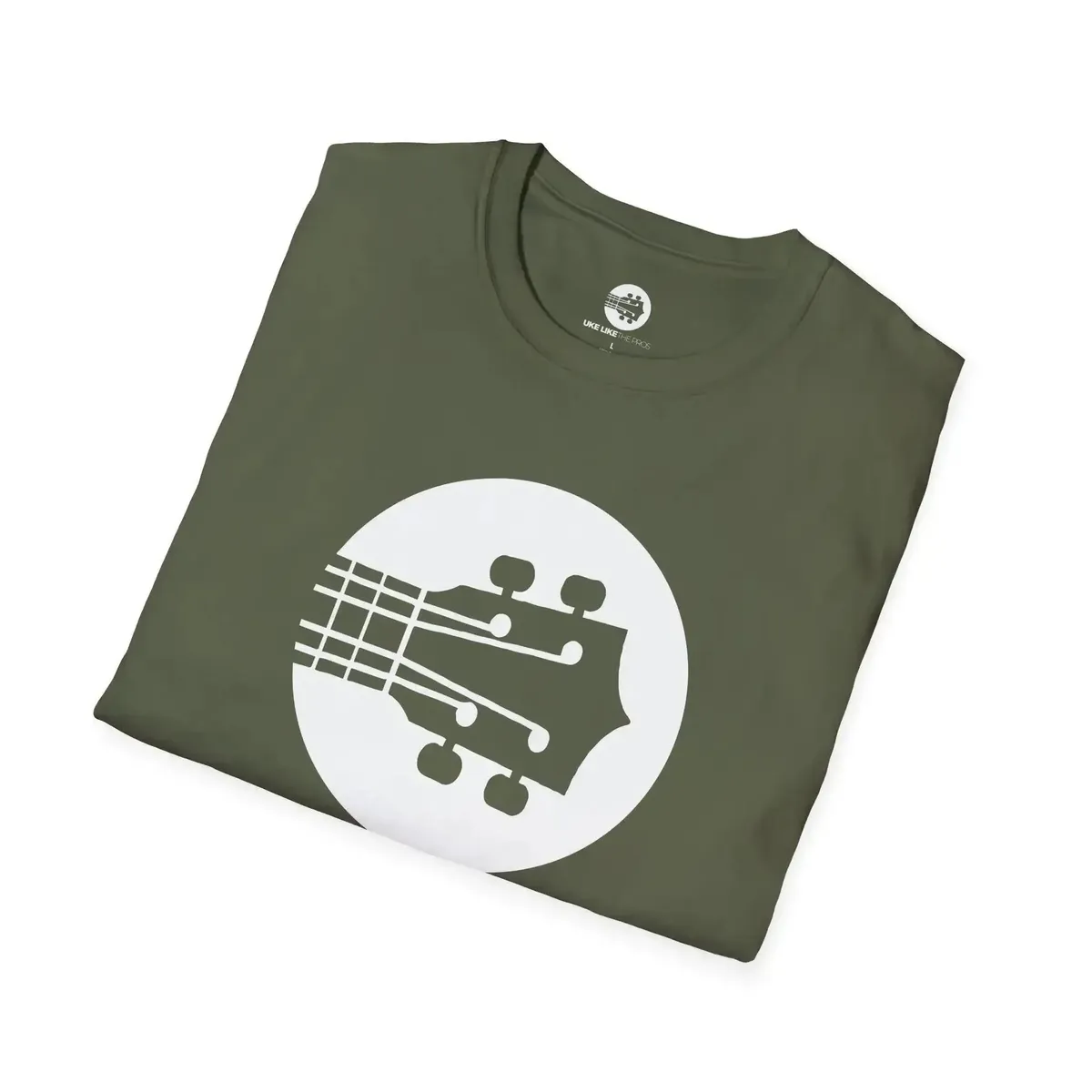 Uke Like The Pros T-Shirt - White Logo - Image 27