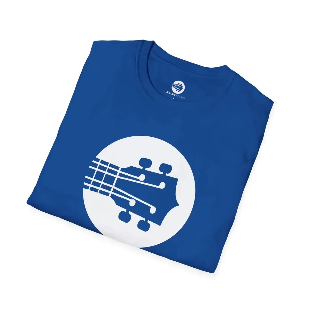 Uke Like The Pros T-Shirt - White Logo - Image 36