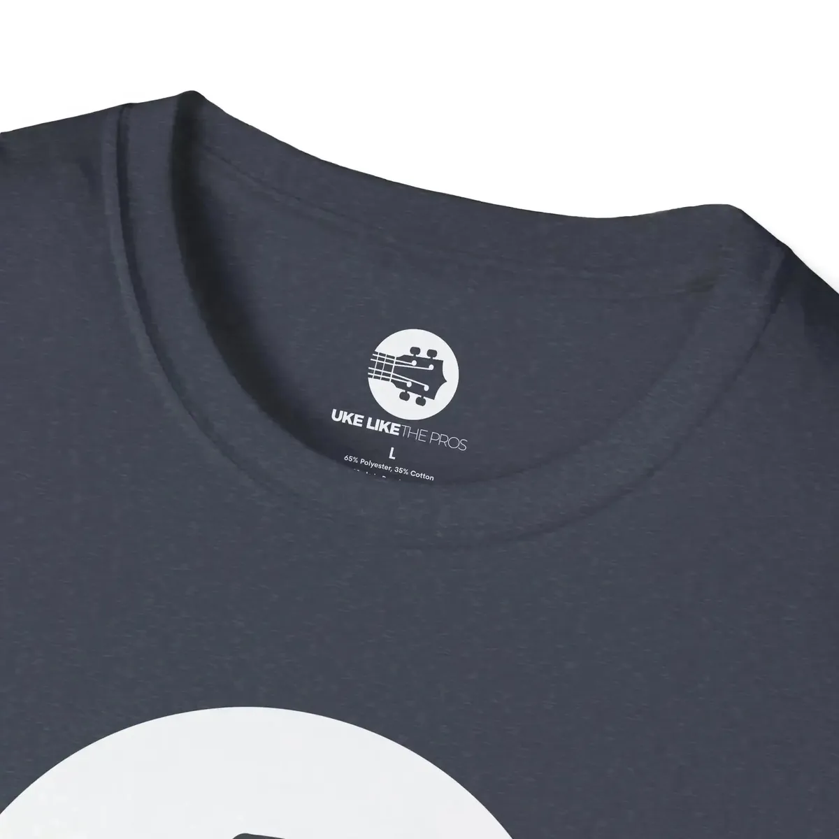 Uke Like The Pros T-Shirt - White Logo - Image 41