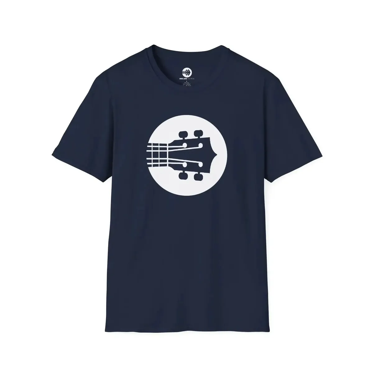 Uke Like The Pros T-Shirt - White Logo - Image 8