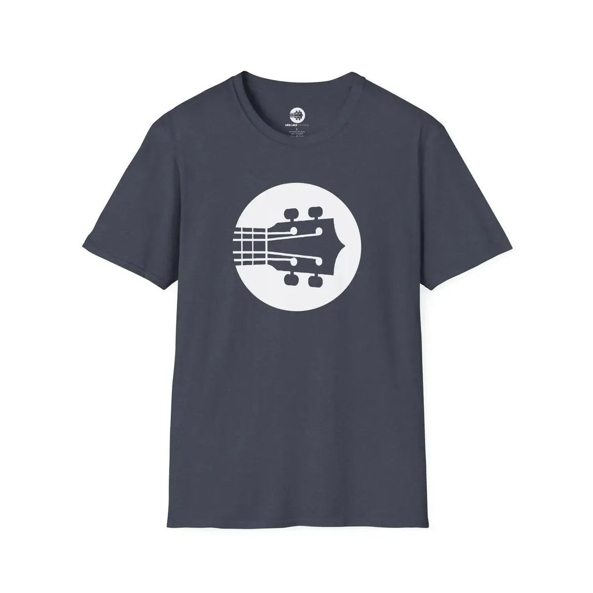 Uke Like The Pros T-Shirt - White Logo - Image 9