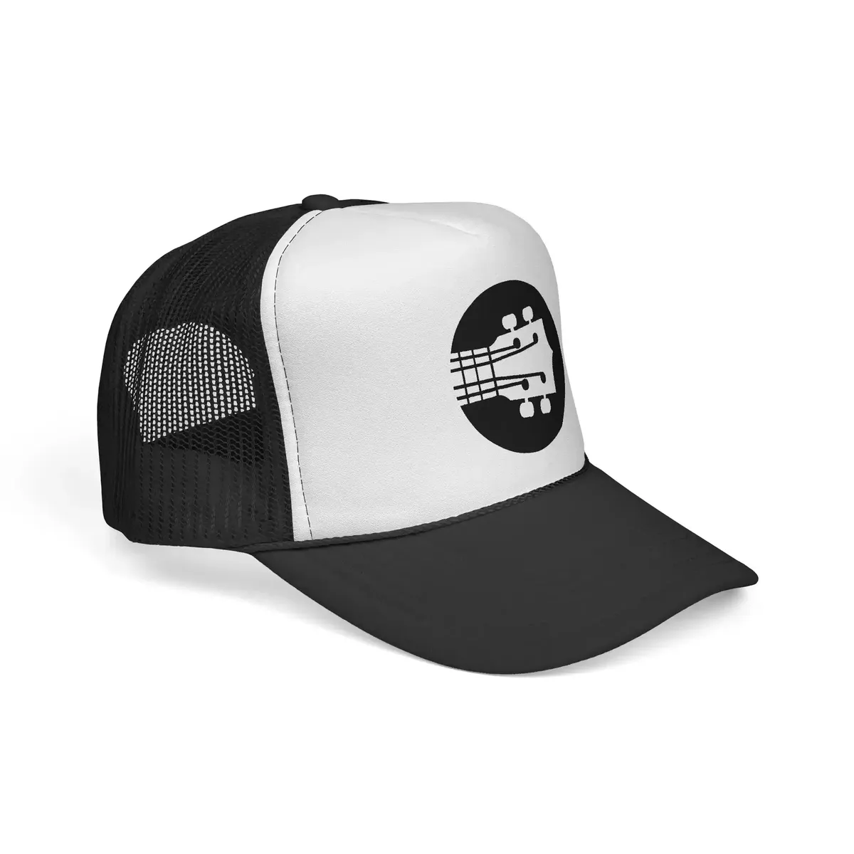 Uke Like The Pros Trucker Hat - Black Logo - Image 11