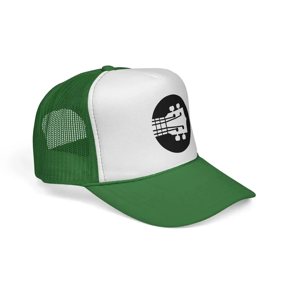 Uke Like The Pros Trucker Hat - Black Logo - Image 14