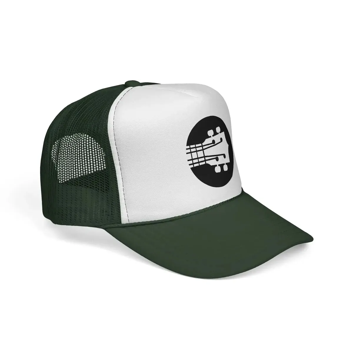 Uke Like The Pros Trucker Hat - Black Logo - Image 17