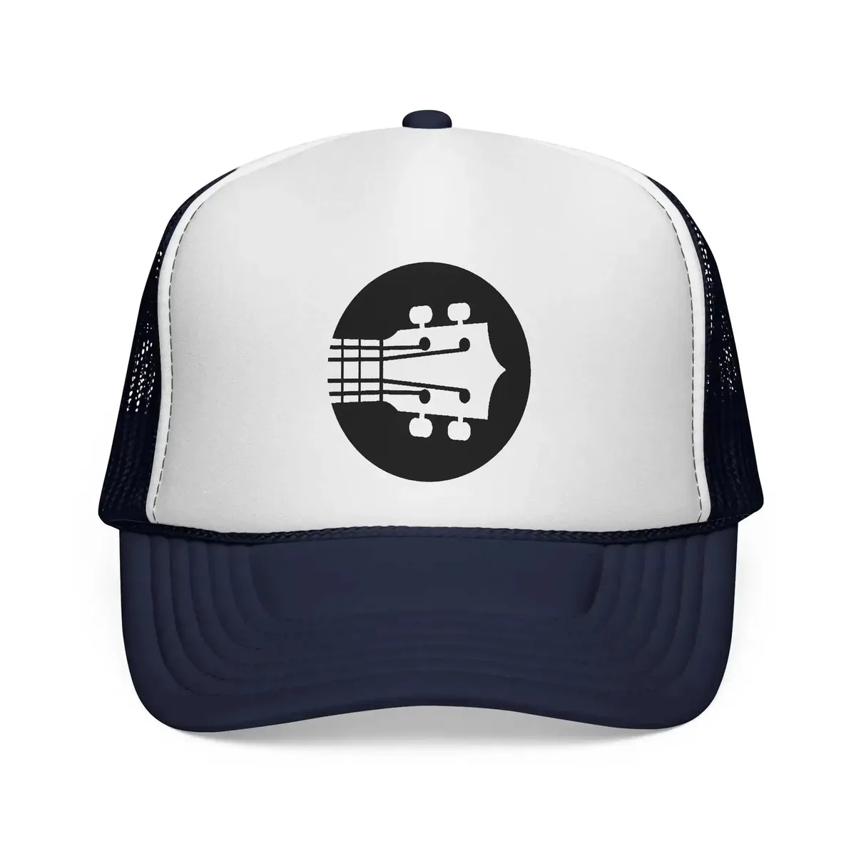 Uke Like The Pros Trucker Hat - Black Logo - Image 6