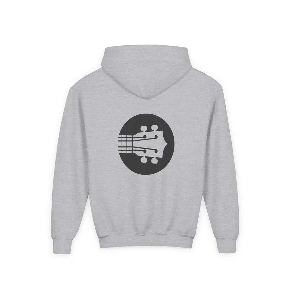 Uke Like The Pros Youth Hoodie — Black Logo - Image 12