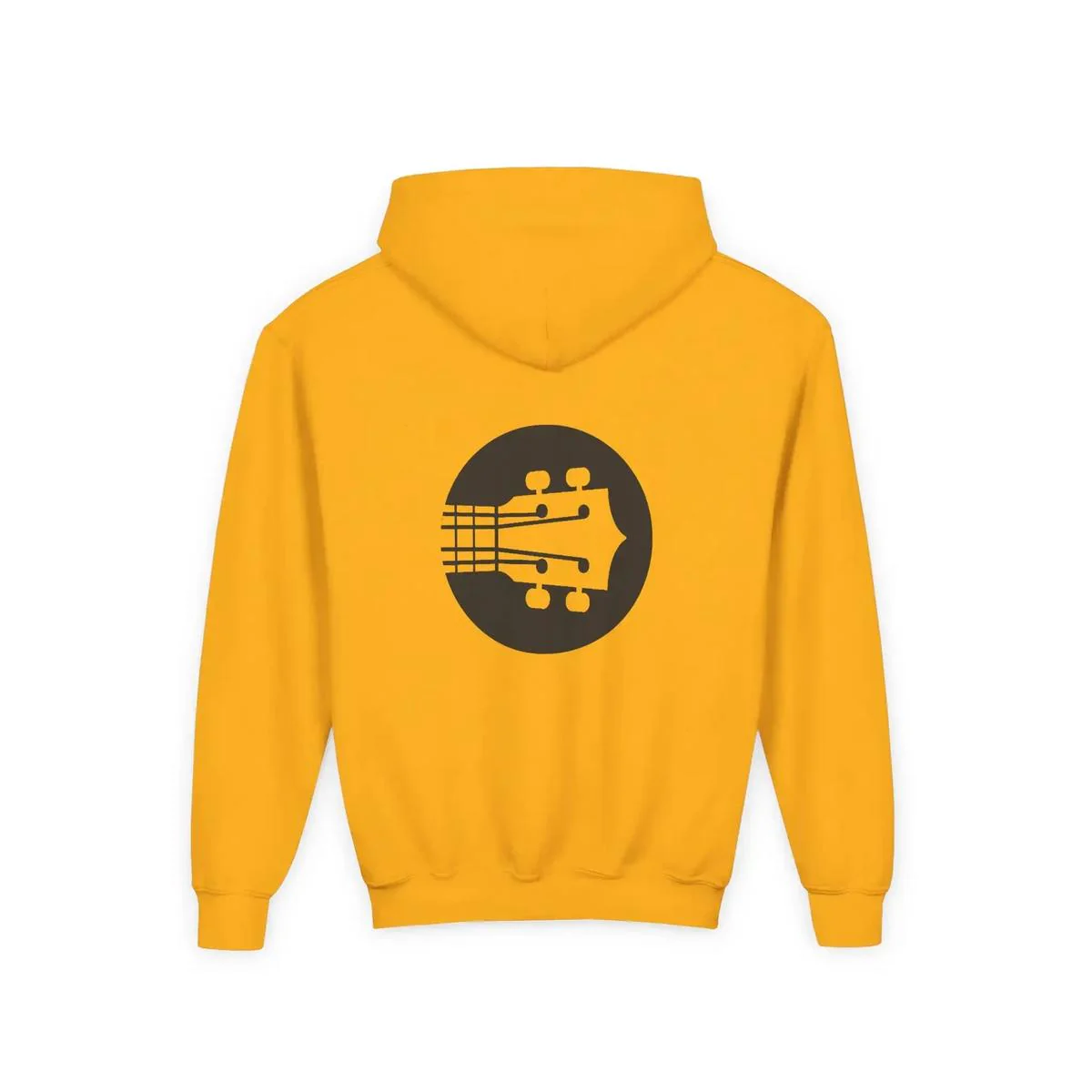 Uke Like The Pros Youth Hoodie — Black Logo - Image 15