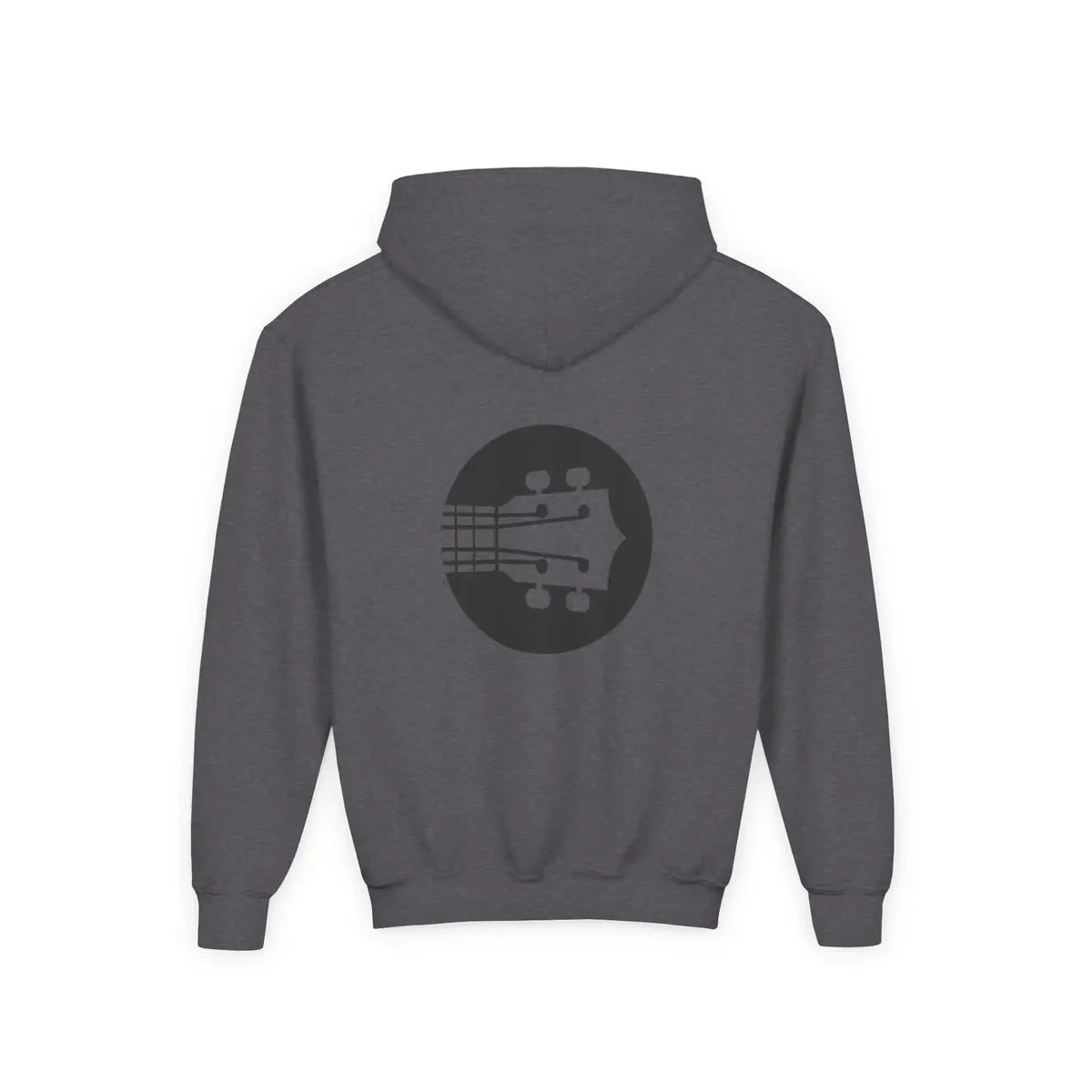 Uke Like The Pros Youth Hoodie — Black Logo - Image 18