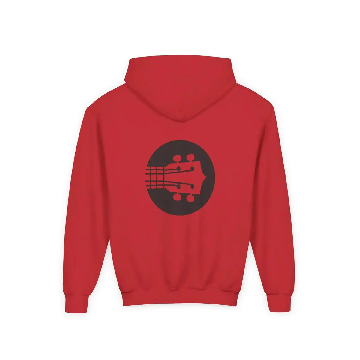 Uke Like The Pros Youth Hoodie — Black Logo - Image 21