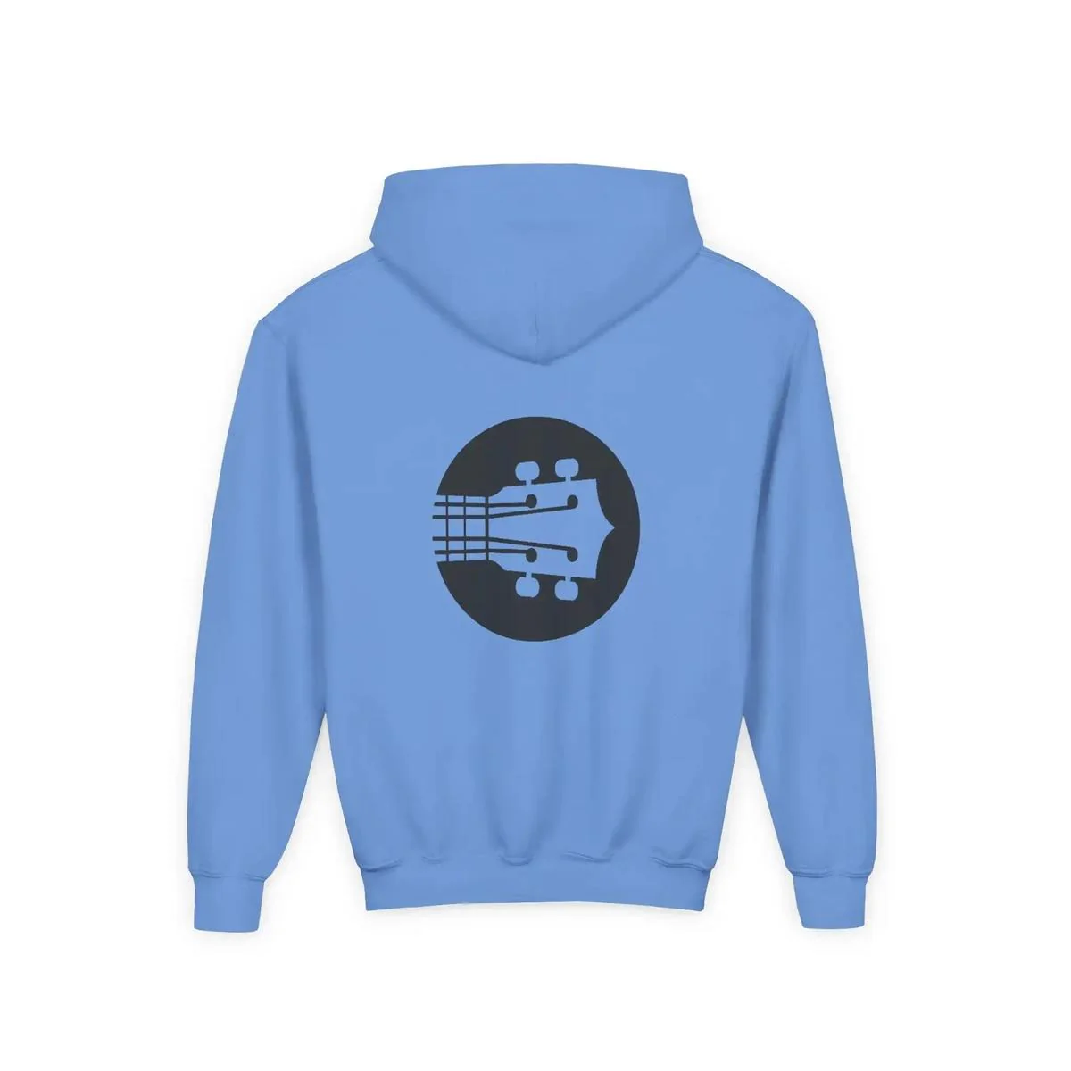 Uke Like The Pros Youth Hoodie — Black Logo - Image 25