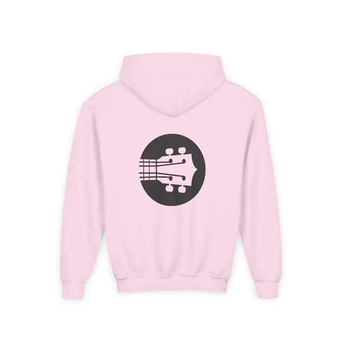 Uke Like The Pros Youth Hoodie — Black Logo - Image 28