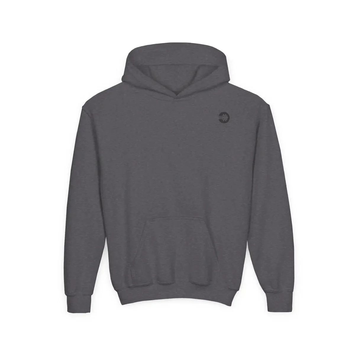 Uke Like The Pros Youth Hoodie — Black Logo - Image 5