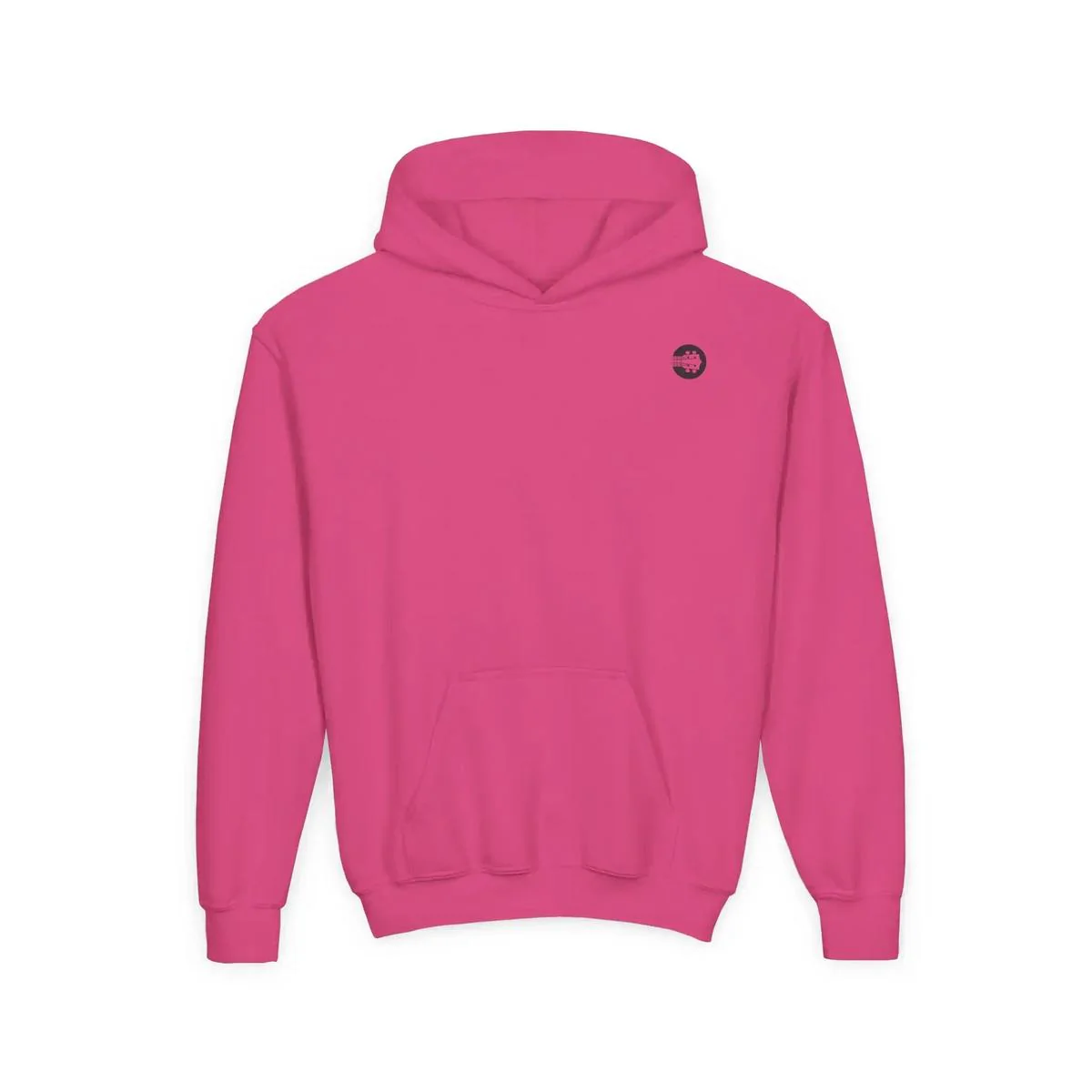 Uke Like The Pros Youth Hoodie — Black Logo - Image 7