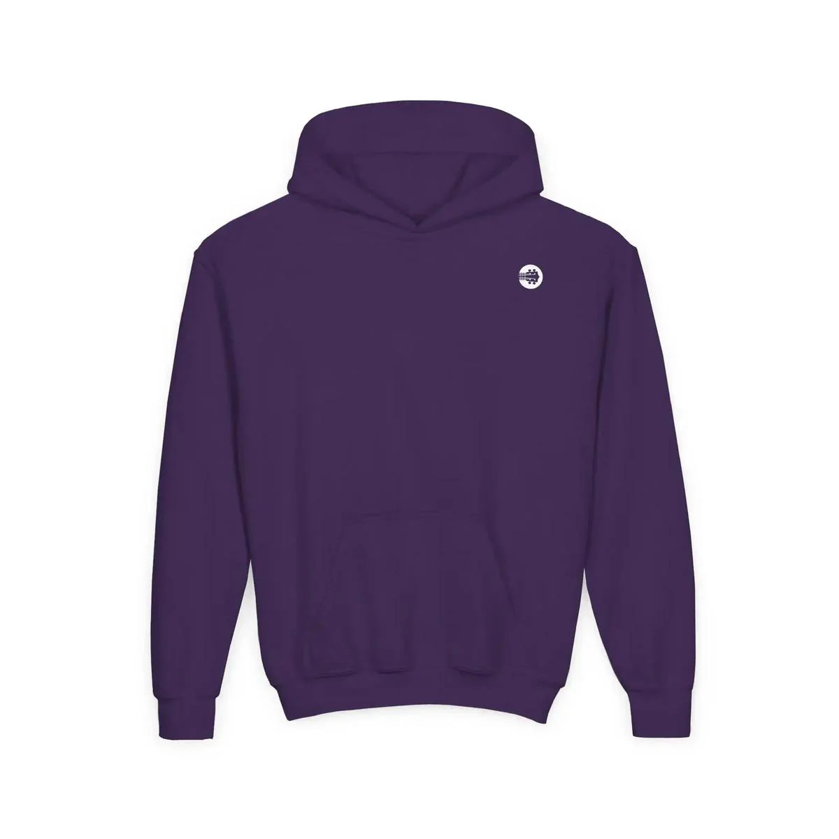 Uke Like The Pros Youth Hoodie - White Logo - Image 10