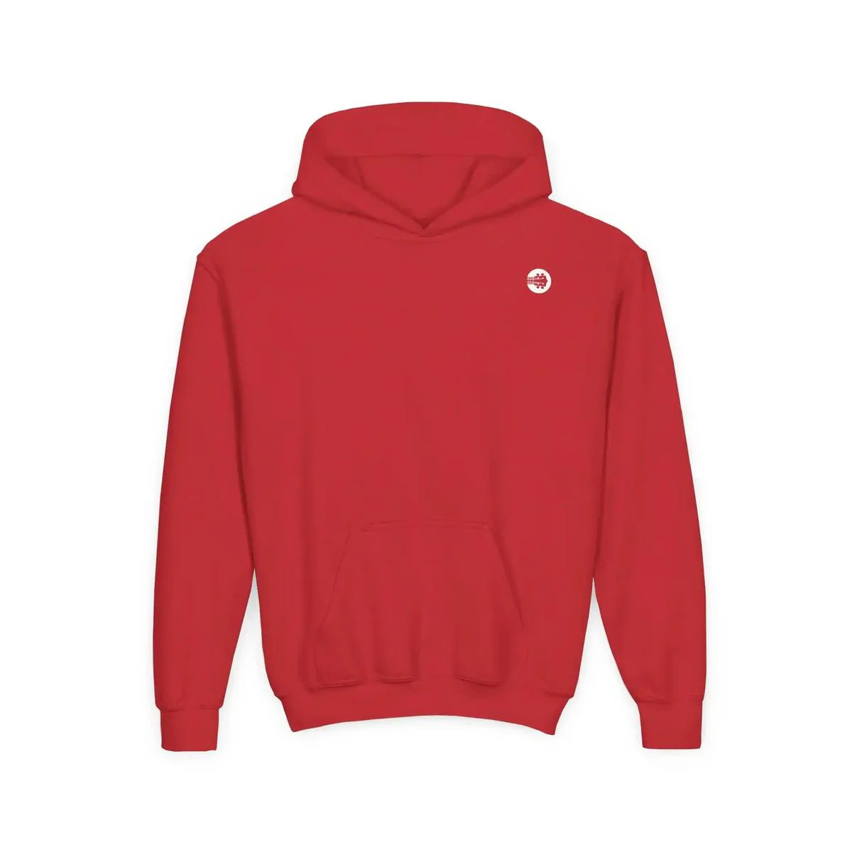 Uke Like The Pros Youth Hoodie - White Logo - Image 12