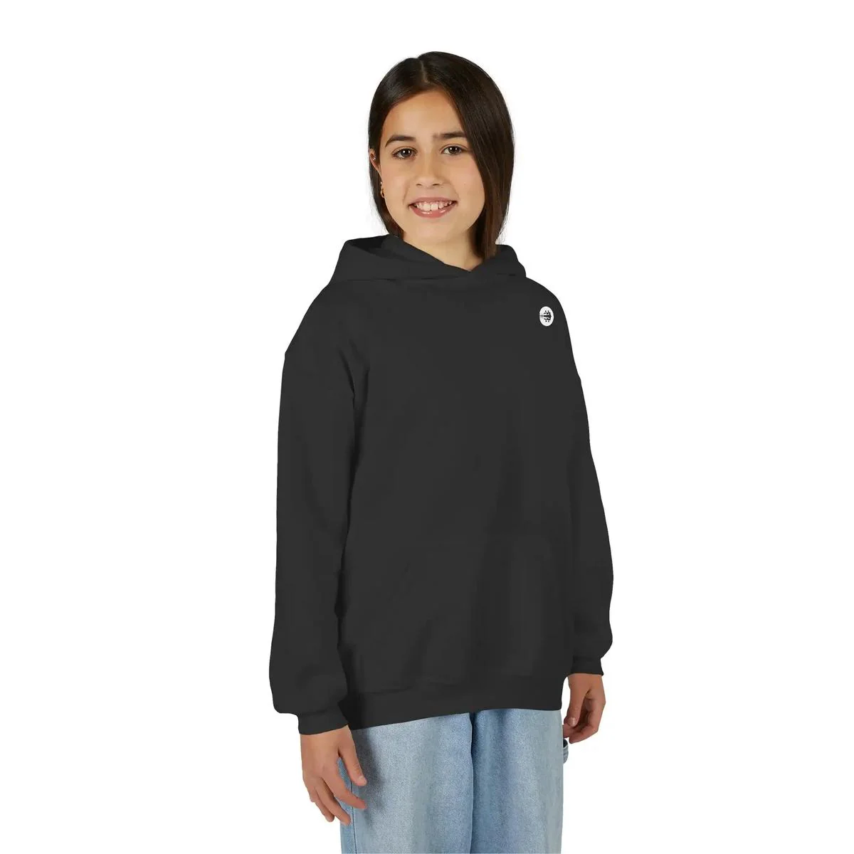 Uke Like The Pros Youth Hoodie - White Logo - Image 15