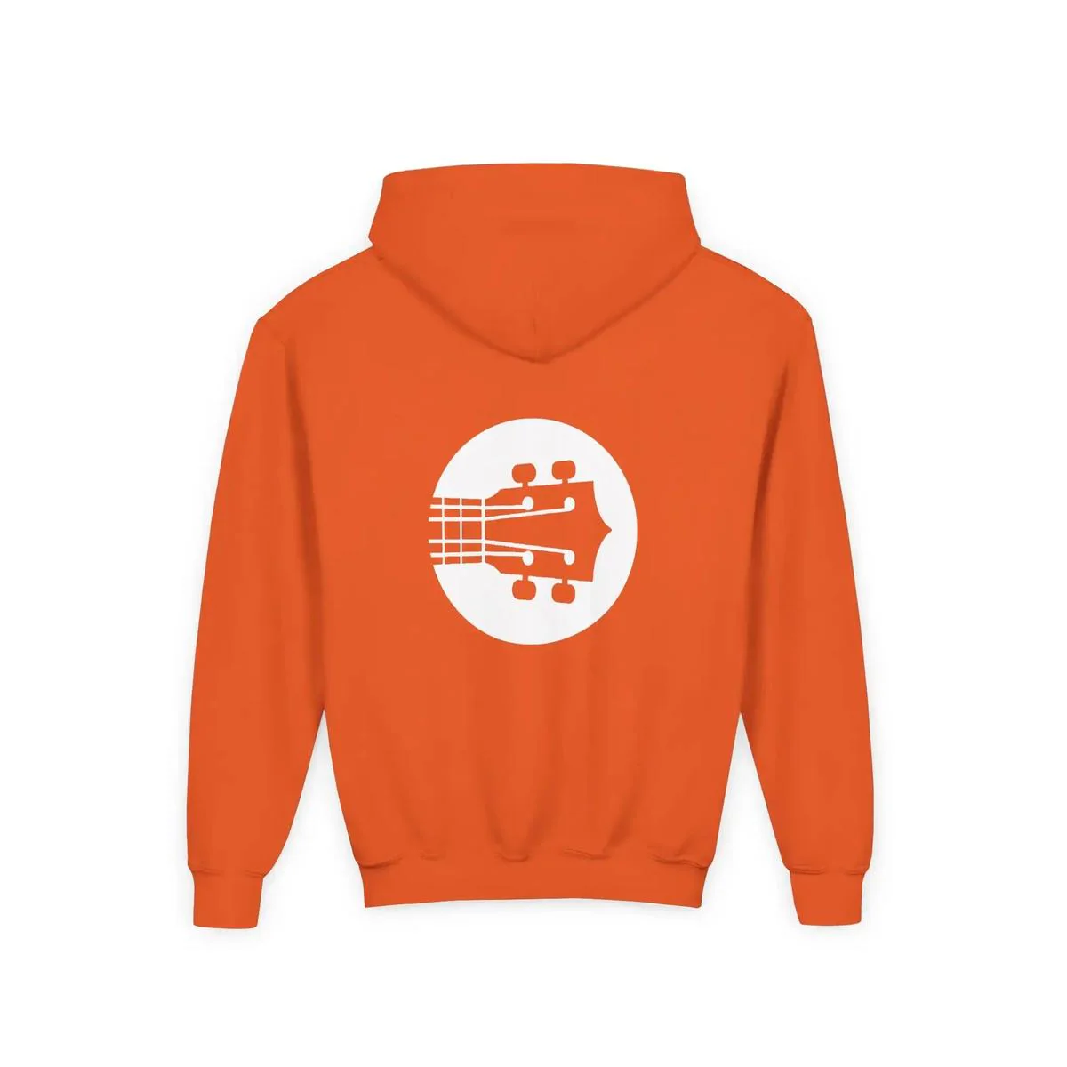 Uke Like The Pros Youth Hoodie - White Logo - Image 17