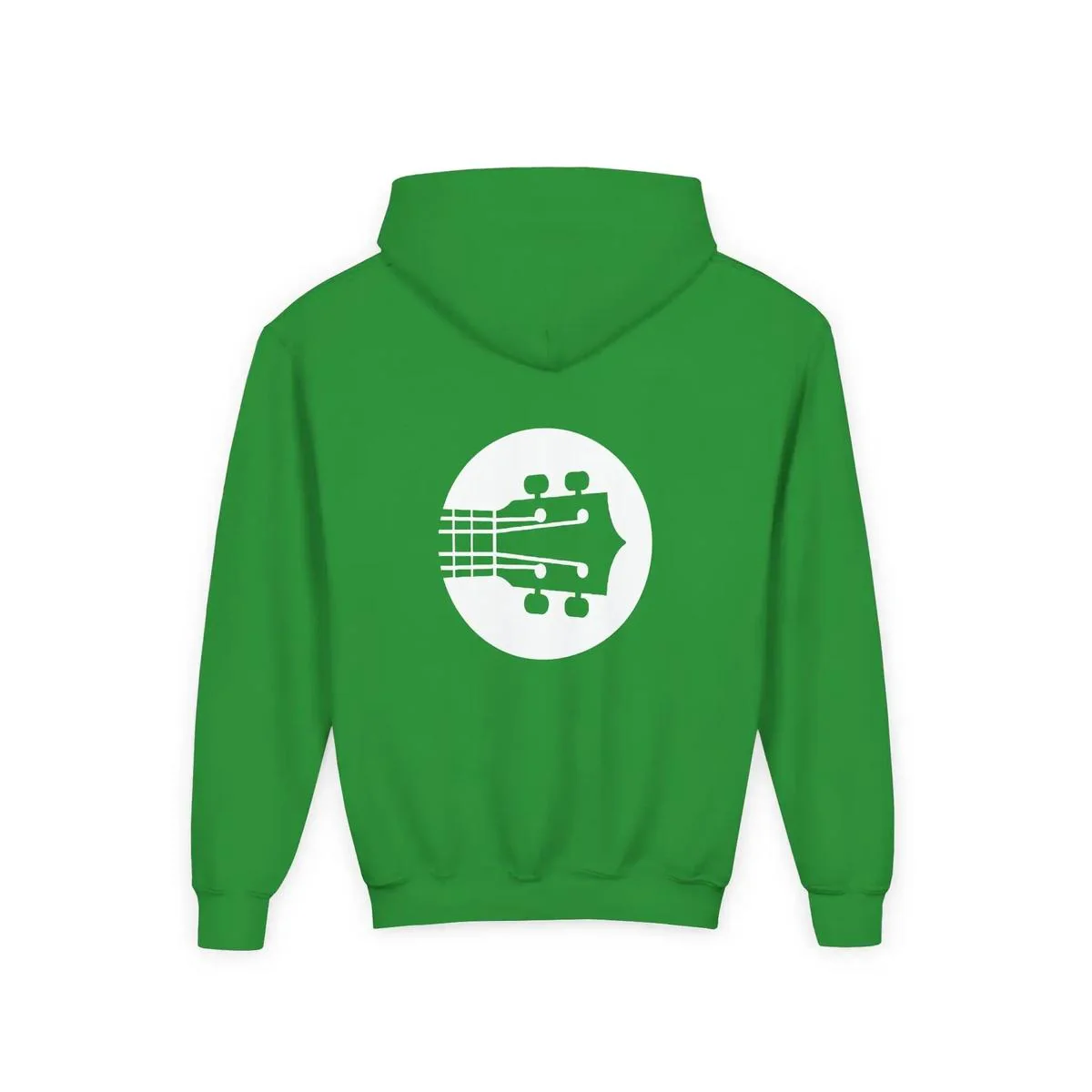 Uke Like The Pros Youth Hoodie - White Logo - Image 20