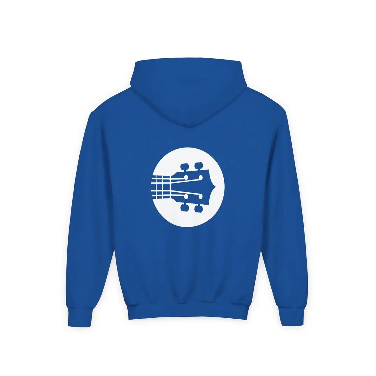 Uke Like The Pros Youth Hoodie - White Logo - Image 22