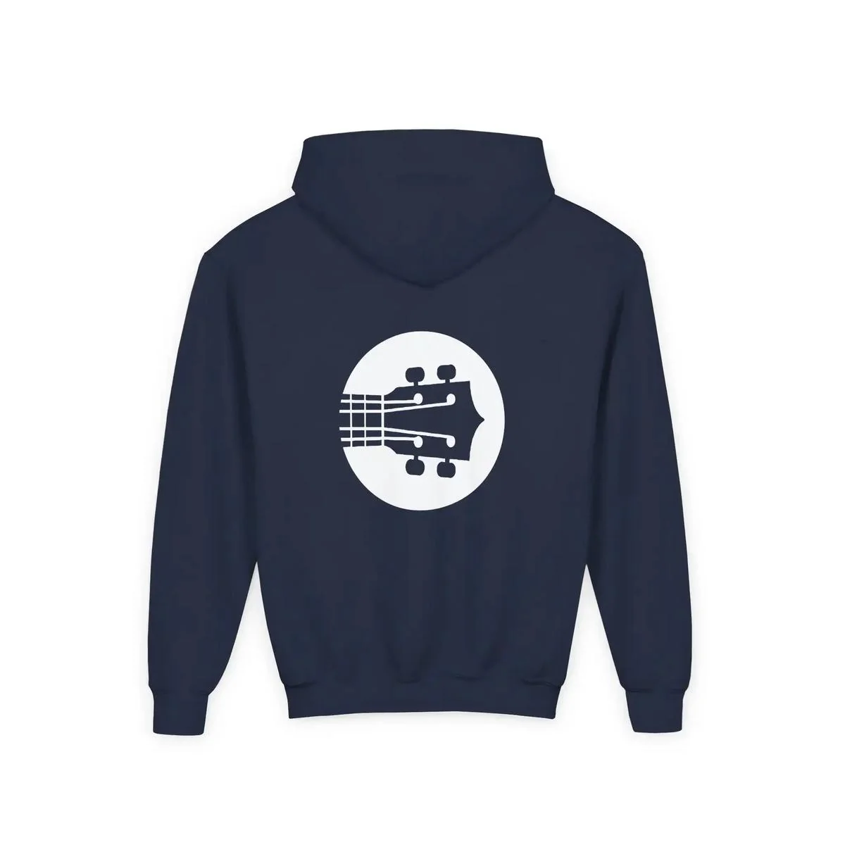 Uke Like The Pros Youth Hoodie - White Logo - Image 23