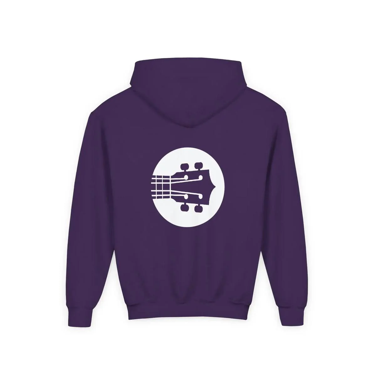 Uke Like The Pros Youth Hoodie - White Logo - Image 24