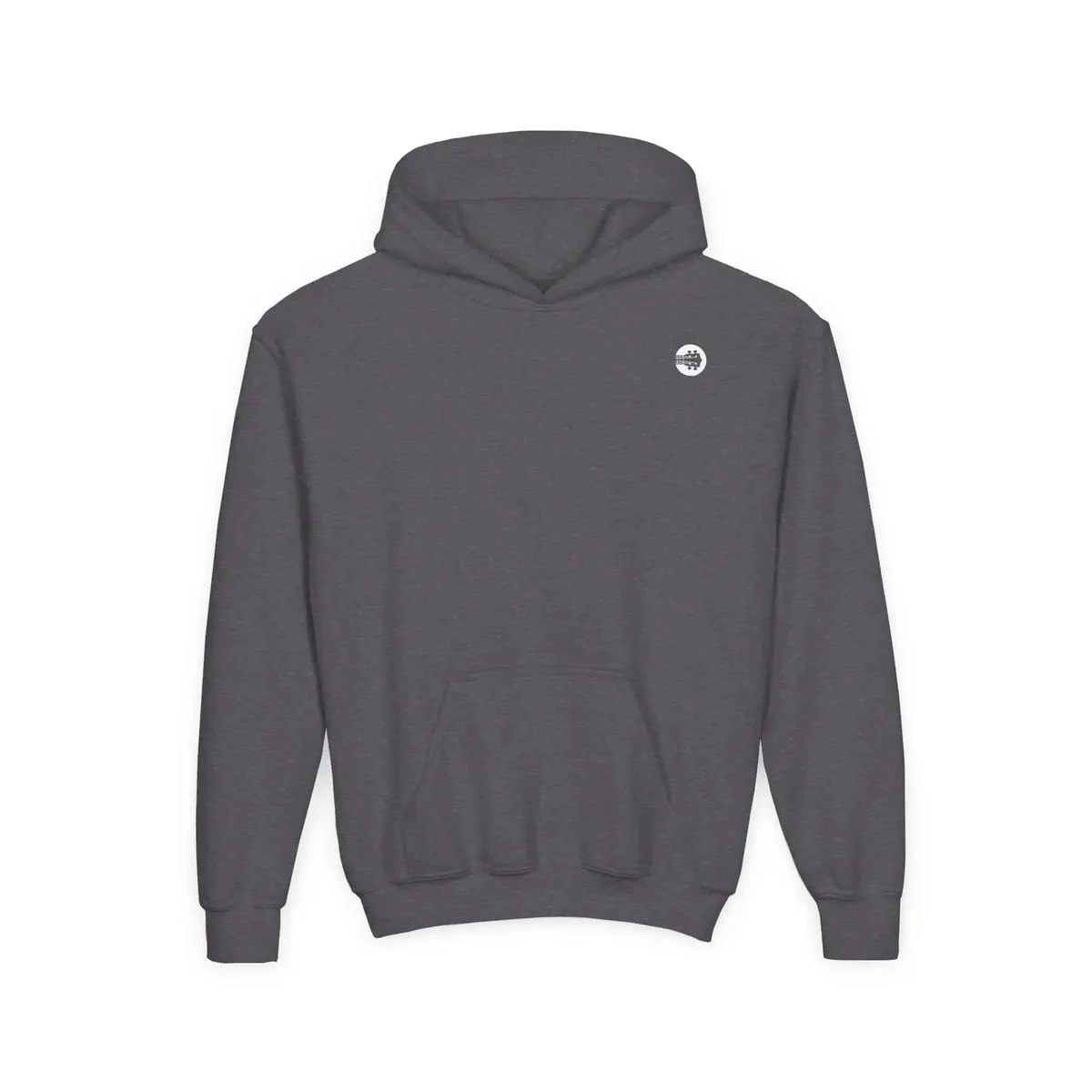 Uke Like The Pros Youth Hoodie - White Logo - Image 7
