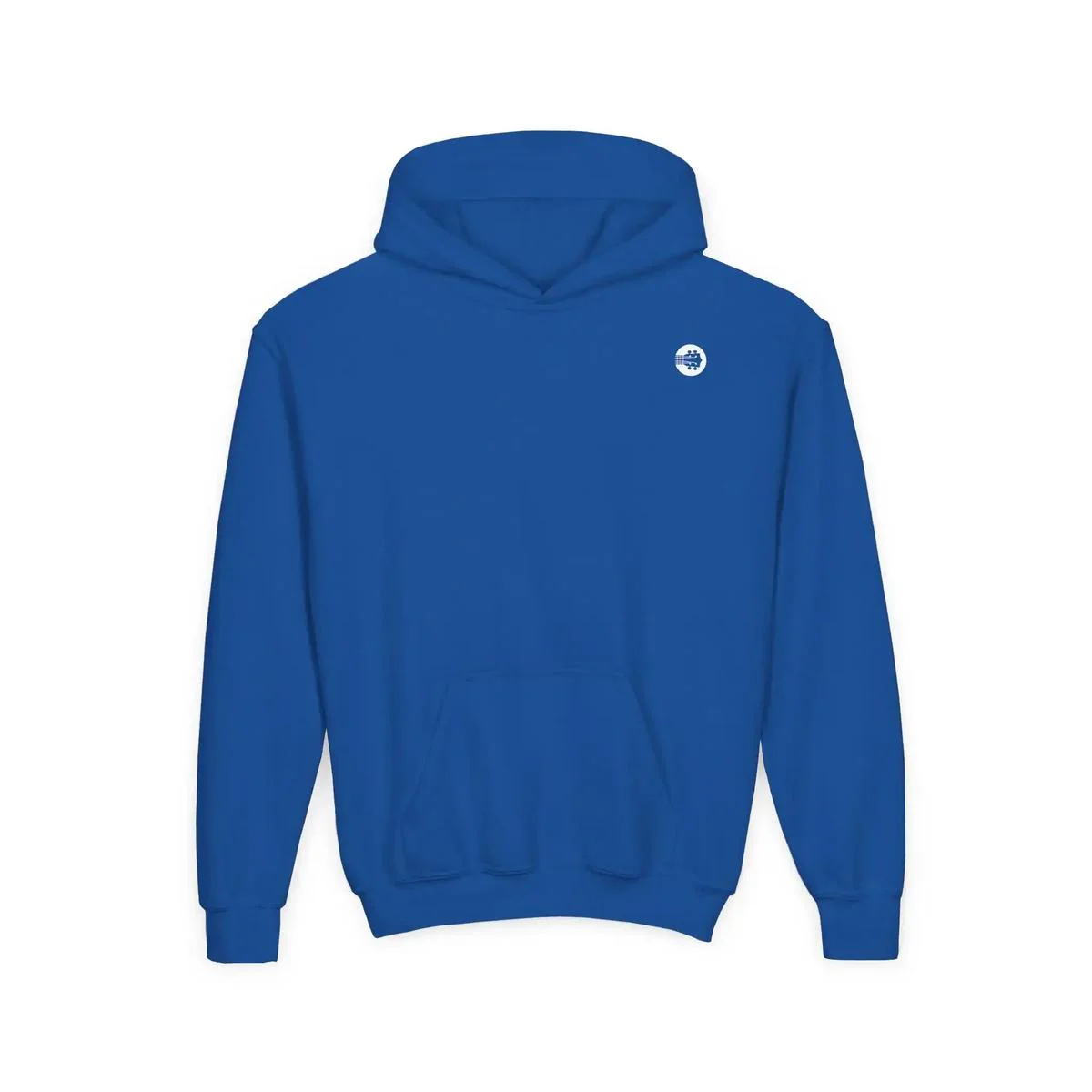 Uke Like The Pros Youth Hoodie - White Logo - Image 8