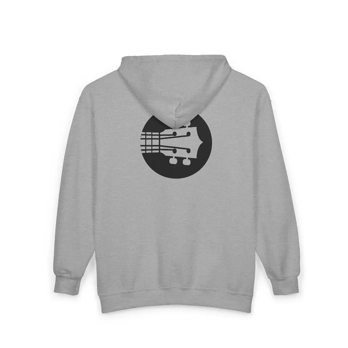 Uke Like The Pros Zip Up Hoodie - Black Logo - Image 10