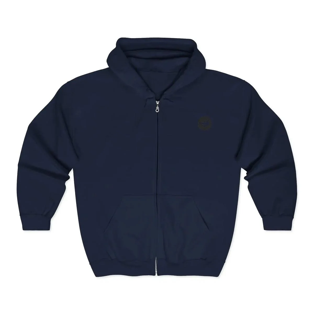 Uke Like The Pros Zip Up Hoodie - Black Logo - Image 4