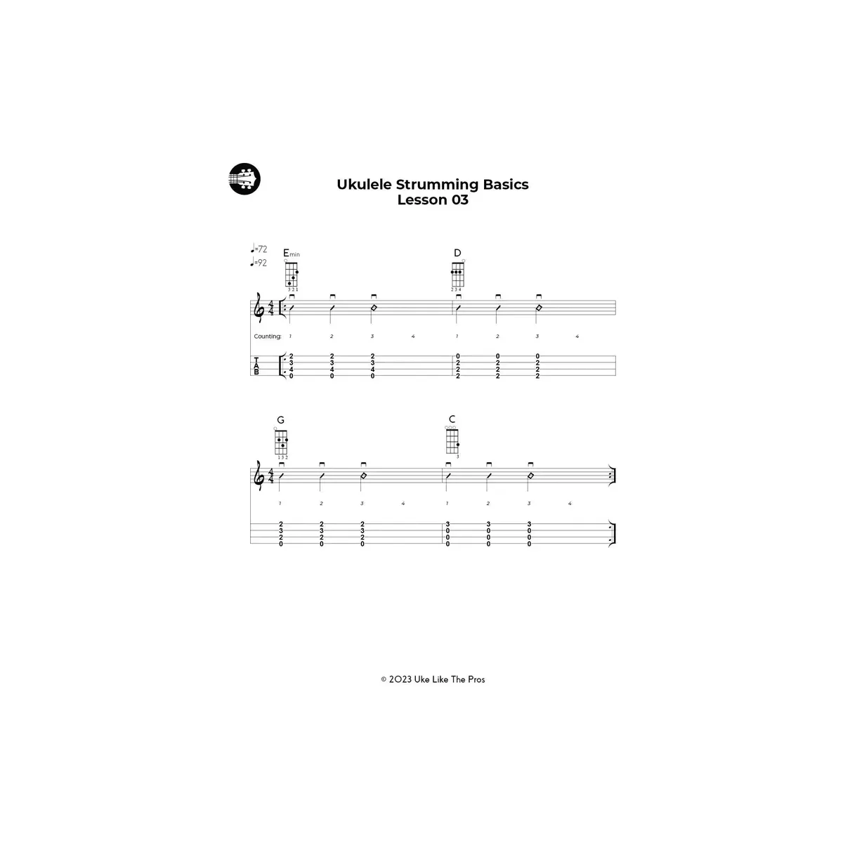 Ukulele Strumming Basics Course - Uke Like The Pros - Image 3